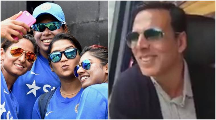 akshay kumar, icc womens world cup 2017, akshay kumar indian women team, akshay kumar train, akshay kumar video