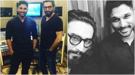 Naa Peru Surya: Allu Arjun meets Vishal-Shekhar, begins work on music for his next