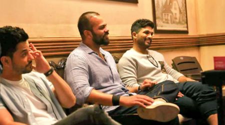 Allu Arjun meets Rohit Shetty, Tushar Kapoor, Kunal Khemu on Golmaal Again sets, see photos