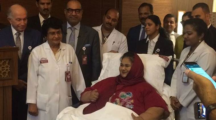 Two months on, Eman Ahmed's mobility improves: Hospital