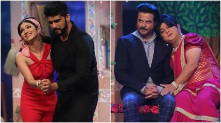 Anil Kapoor and Arjun Kapoor had fun promoting Mubarakan on The Drama Company