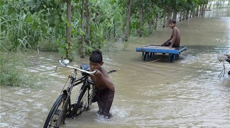ssam Floods, Assam Flood death toll, flood situation in Assam, Assam’s Water Resource Minister Keshab Mahanta , Chief Minister Sarbananda Sonowal, Assam news, Indian Express News