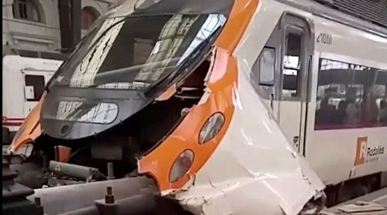 Barcelona, barcelona train accident, barcelona commuter train, Barcelona's Francia terminus