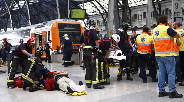 Barcelona, barcelona train accident, barcelona commuter train, Barcelona's Francia terminus
