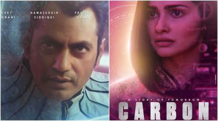 Nawazuddin Siddiqui looks out of the glass in Carbon, see photo