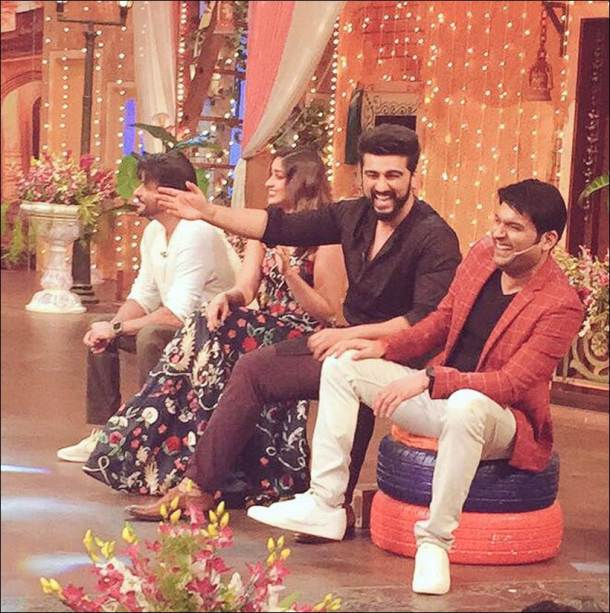 arjun kapoor, kapil sharma, arjun kapoor twitter, mubarakan, mubarakan promotions