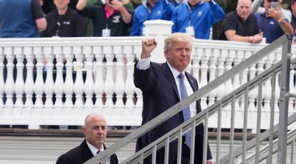 Donald Trump, US President, US Women's open golf championship, Bill Clinton, Warren Harding, golf news, sports news, indian express