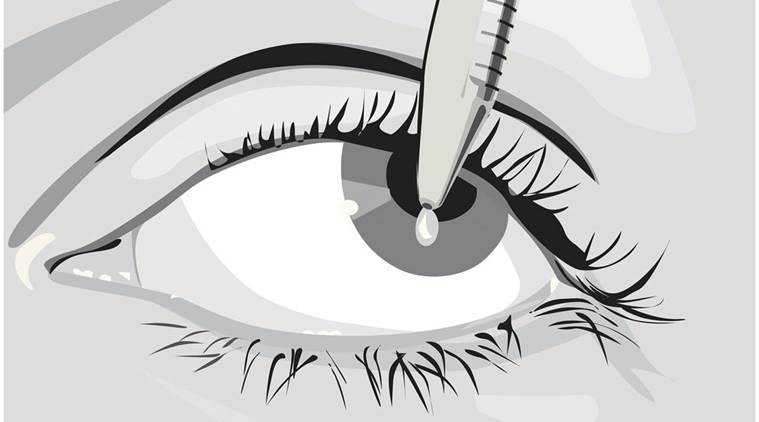 eye drops, avastin, gtb hospital wrong eye medicine, indian express