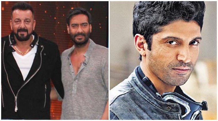 Image result for Will Ajay Devgn bring Farhan Akhtar and Sanjay Dutt together onscreen?