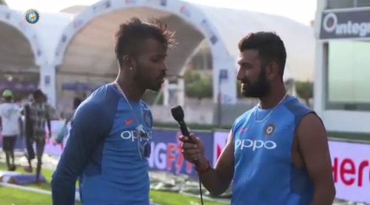 Hardik Pandya, Cheteshwar Pujara, Indian Express