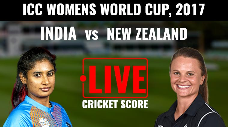 india v new zealand, live cricket score, ICC women's World Cup 2017, live score, India vs New Zealand live streaming, india vs new zealand women's cricket, ind vs nz live streaming, live india vs new zealand streaming, live ind vs nz streaming, icc women's world cup, cricket news, sports news, indian express