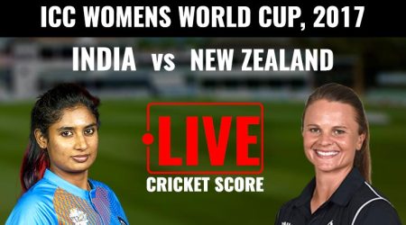 India vs New Zealand, Live Cricket Score, ICC Women's World Cup 2017: India lose Harmanpreet Kaur against New Zealand