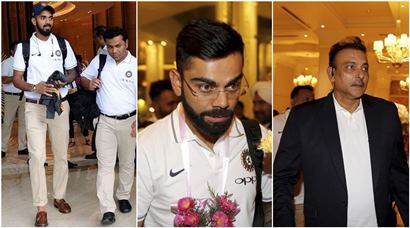 Virat Kohli-led Indian cricket team lands in Sri Lanka for three Tests, five ODIs and one T20I