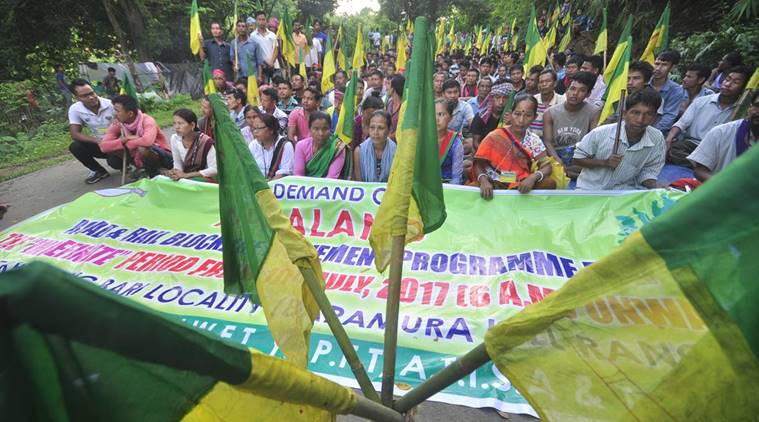 tripura, ipft, tripura agitation, tipraland, agartala, twipraland, highway blockade, railway blockade, indigenous peoples front of tripura, northeast protest, separate statehood protest, indian express