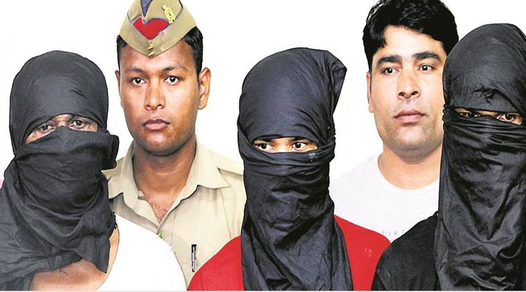 Jewar Gangrape and murder case, Four arrested in Jewar Gangrape Murder case, Jewar-Bulandshahr highway gangrape, Indian Express News
