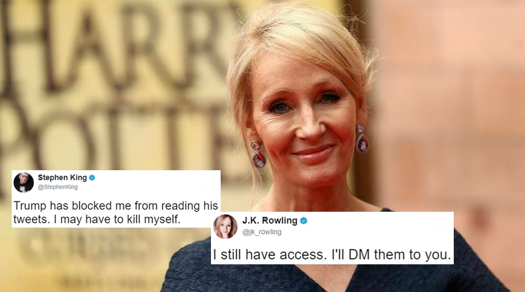 Piers Morgan calls JK Rowling 'lying hypocrite' over Trump tweets