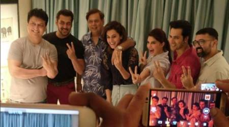 Judwaa 2 just got bigger with Varun Dhawan’s childhood hero Salman Khan’s cameo. See photos, videos