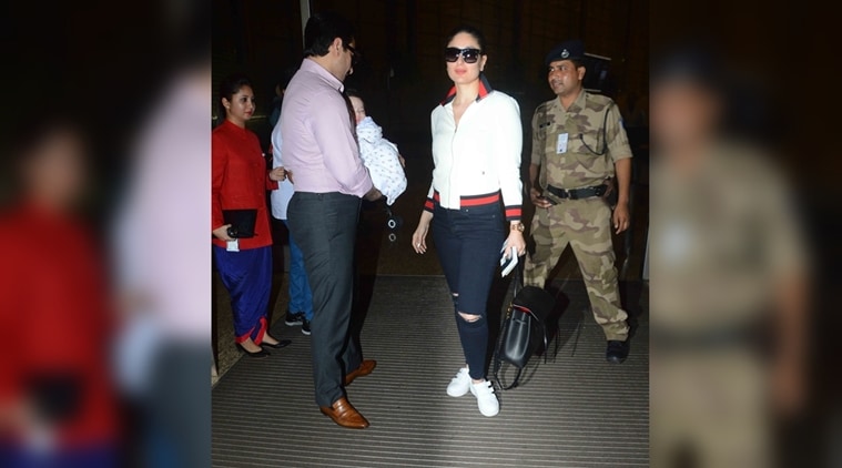 kareena kapoor, kareena kapoor airport, kareena kapoor airport fashion, kareena kapoor latest photos, kareena kapoor fitness photos, indian express, indian express news 