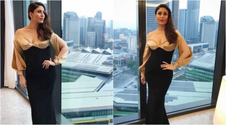 Kareena Kapoor Khan looks nothing short of a goddess in a black and gold ensemble