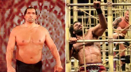 The Great Khali returns to help Jinder Mahal win WWE Punjabi Prison Match, watch