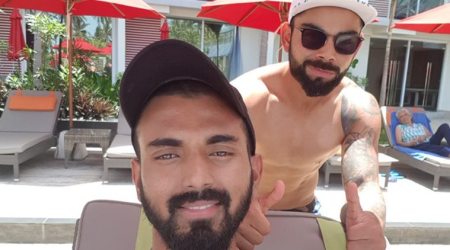 Yuvraj Singh laughs at KL Rahul’s pout alongside Virat Kohli