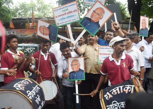 Ram Nath Kovind elected as the 14th President of India, supporters celebrate victory across the country