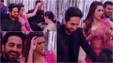Bareilly Ki Barfi: Kriti Sanon, Ayushmann Khurrana gate crash a wedding, perform on song Sweety Tera Drama