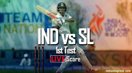 India vs Sri Lanka Live Score, 1st Test Day 1: India brisk as Shikhar Dhawan scores century against Sri Lanka