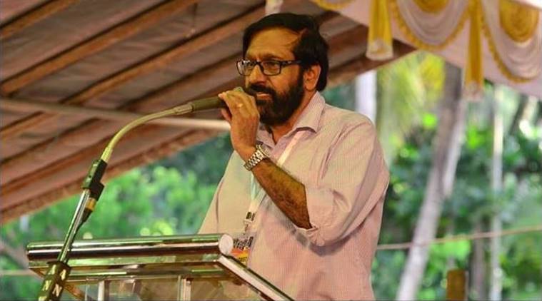 K P Ramanunni, K P Ramanunni death threat, Ramanunni death threat, Kerala writer, kerala professor, hindu muslim unity, M F Husain, M F Husain Saraswati painting, india news