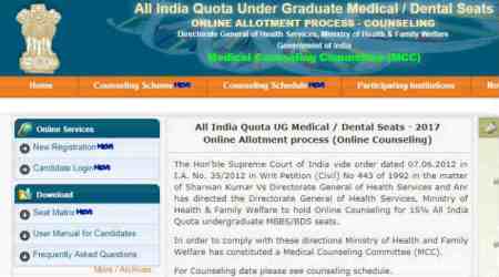 NEET 2017: Round 2 allotment result declared at mcc.nic.in