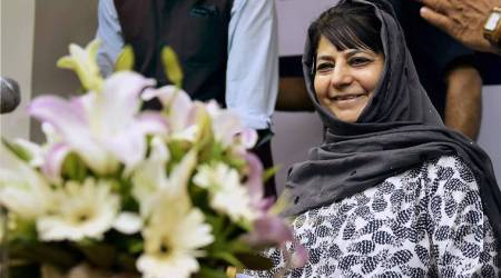 J&K CM Mehbooba Mufti welcomes Dalai Lama to Leh