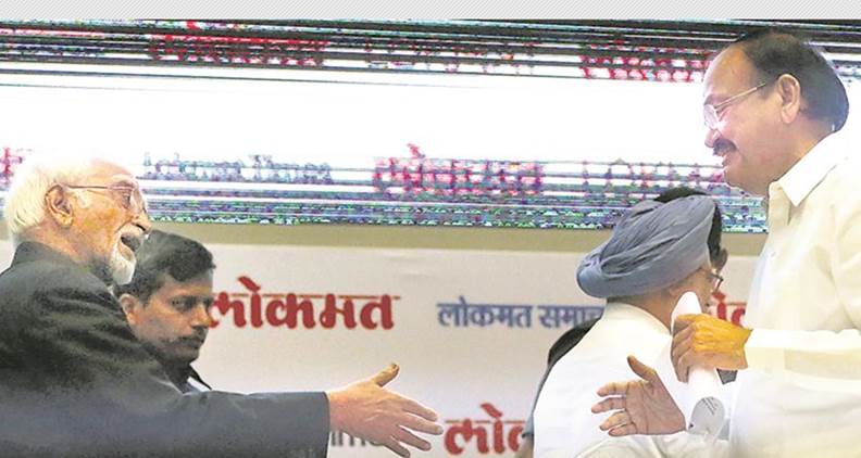 Hamid Ansari, M Venkaiah Naidu, Parliamentarians Behaviour, Parliament, India News, Indian Express, Indian Express News