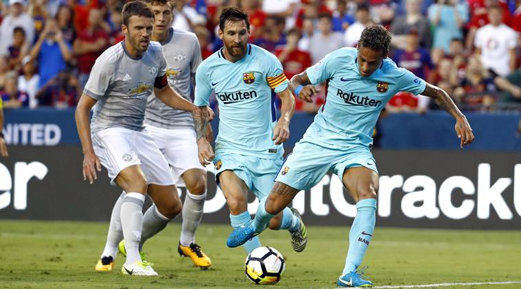 manchester united, barcelona, neymar, manchester united vs barcelona