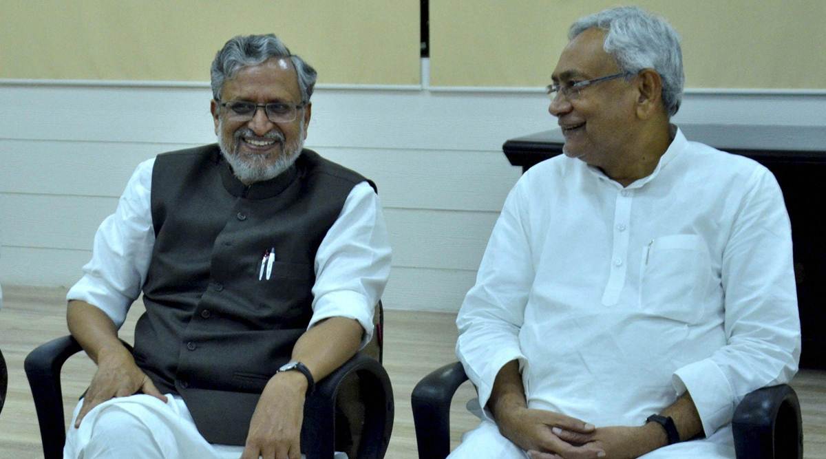 nitish kumar, nitish kumar swearing in, bihar government, bjp, bjp jdu, jdu bjp alliance, lalu prasad, sushil modi, latest news, indian news, new bihar govt, bihar news, bihar govt news, bihar cabinet, tejashwi prasad yadav, rjd, congress