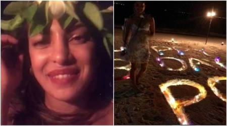 Priyanka Chopra is an island queen sending love to her fans on her birthday. See photo, video