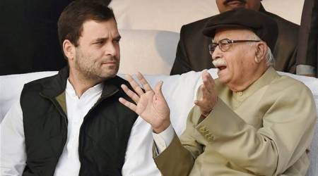 Rahul Gandhi, L K Advani talk in Lok Sabha as BJP, Congress spar over issues
