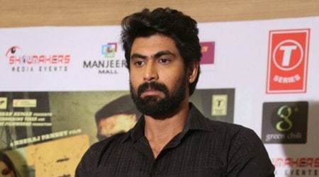Excise officials check courier for Rana Daggubati at Ramanaidu studios