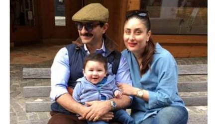 Kareena Kapoor Khan and Saif Ali Khan get their first perfect family holiday click with son Taimur Ali Khan. See viral photo
