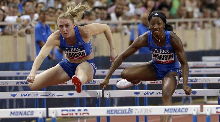 sally pearson, world championships, Kendra harrison, jared tallent, fabrice lapierre, athletics news, sports news, indian express