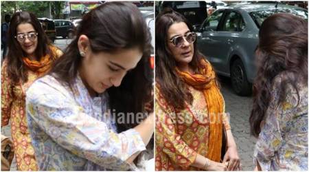 Sara Ali Khan joins her mother for a walk