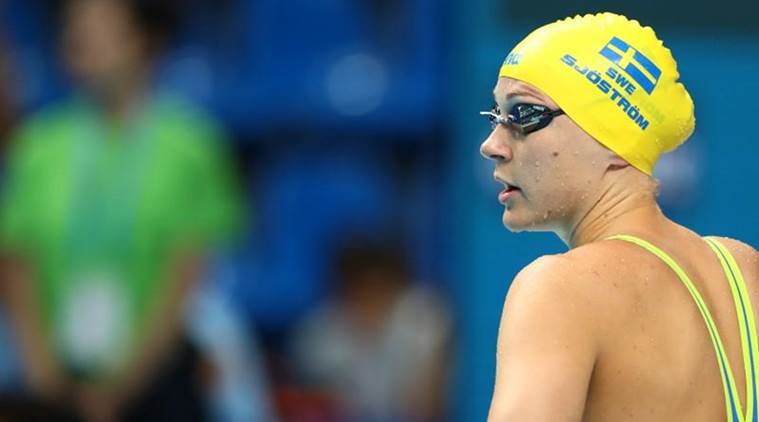 Sarah Sjostrom, Mark spitz, sjostrom olympics, caeleb dressel, sjostrom swimming, michael phelps, swimming news, sports news, indian express