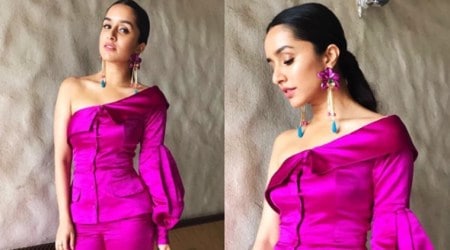 Shraddha Kapoor’s bright pink off-shoulder number fails to impress