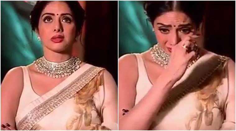 Image result for sridevi crying