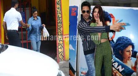 MOM actor Sridevi visits temple, Sidharth Malhotra and Jacqueline Fernandez promote their film, A Gentleman