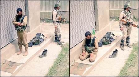 'Brothers-in-arms for peace': CRPF shares image of jawan offering namaz while another stands guard