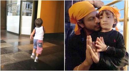 Shah Rukh Khan feels right as AbRam runs towards him. See photos