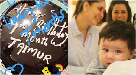 Taimur Ali Khan turns seven months old, maasi Karisma Kapoor is celebrating it with a chocolate cake, see photo