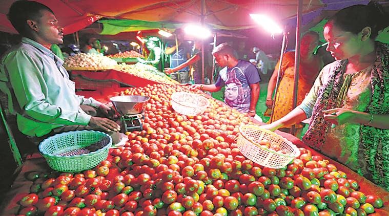 Tomato prices rise in Chandigarh, Tomato prices in Chandigarh, Chandigarh Tomato Prices, Chandigarh news, Indian Express news