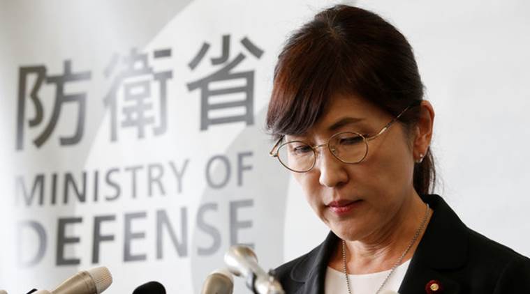 Japan defence minister, Tomomi Inada, shinzo abe, japan defence minister resignation