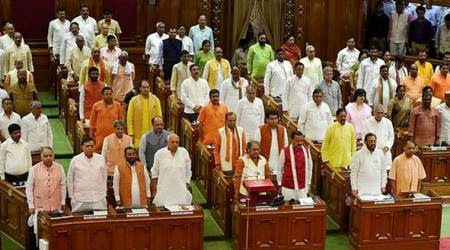 SP, BSP, Congress stage walkout from UP Assembly, accuses government of threatening the opposition